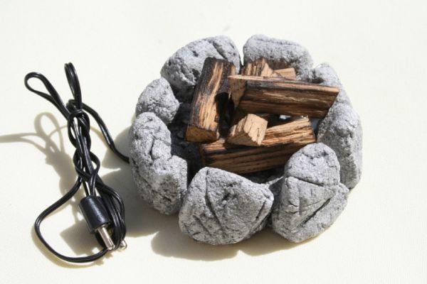 Wurzelkrippe-Krippenhobby-onlineshop - F-001, Feuerstelle -Steinkreis